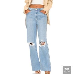 MOTHER x SNACKS Wide Leg Jeans